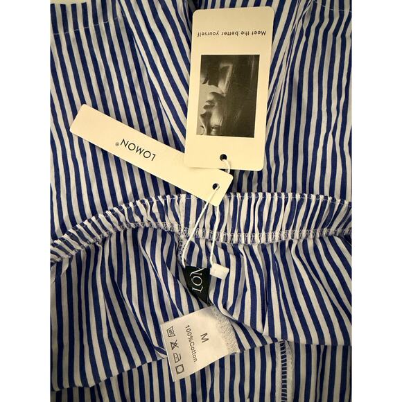 3 for $9 Lomon 100% Cotton Pajama Shorts NWT M - Picture 6 of 6